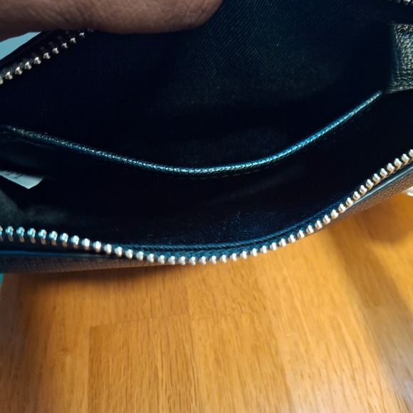 Ted Baker London Raffia Clutch Leather Trim Wristlet - Picture 12 of 13